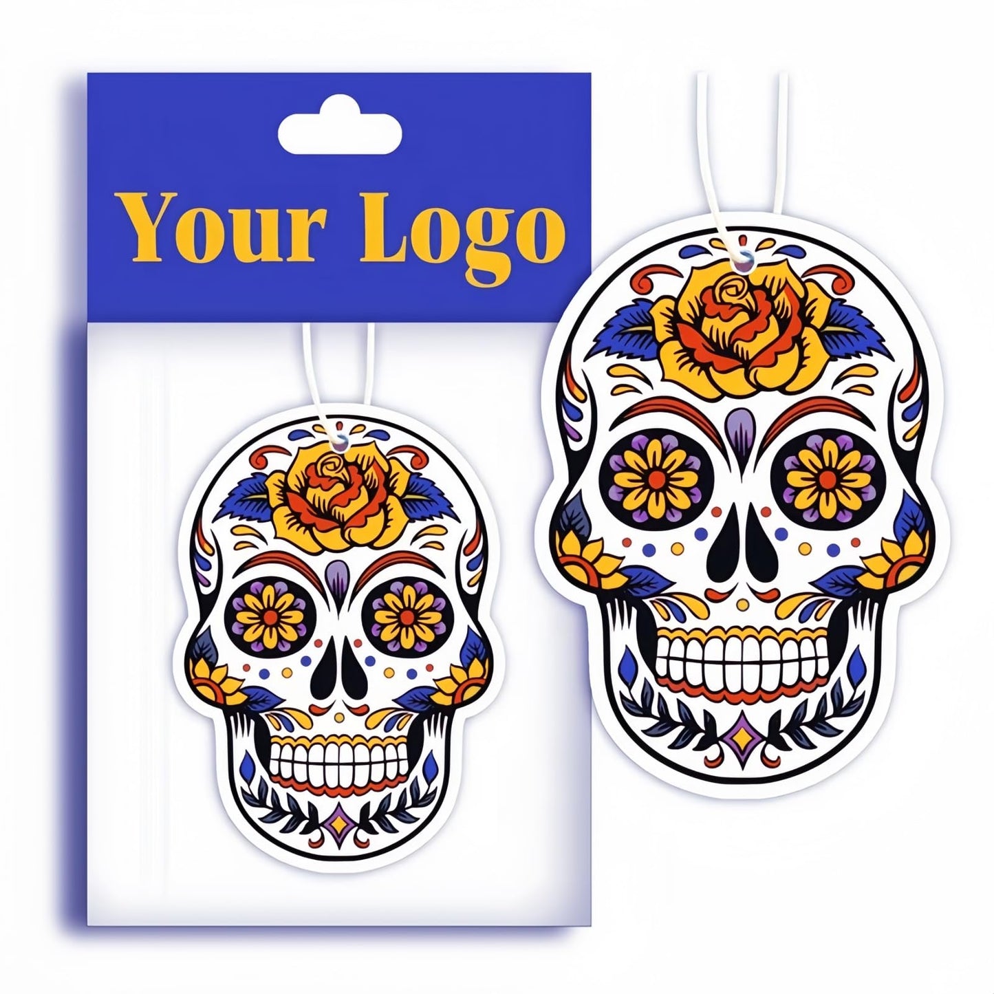 100PCS Wholesale Custom Car Air Fresheners in Bulk for Promotional Gifts Custom Logo Air Fresheners with Photo/Text Bulk, Ideal for Business Advertising & Event Giveaways (100PCS)