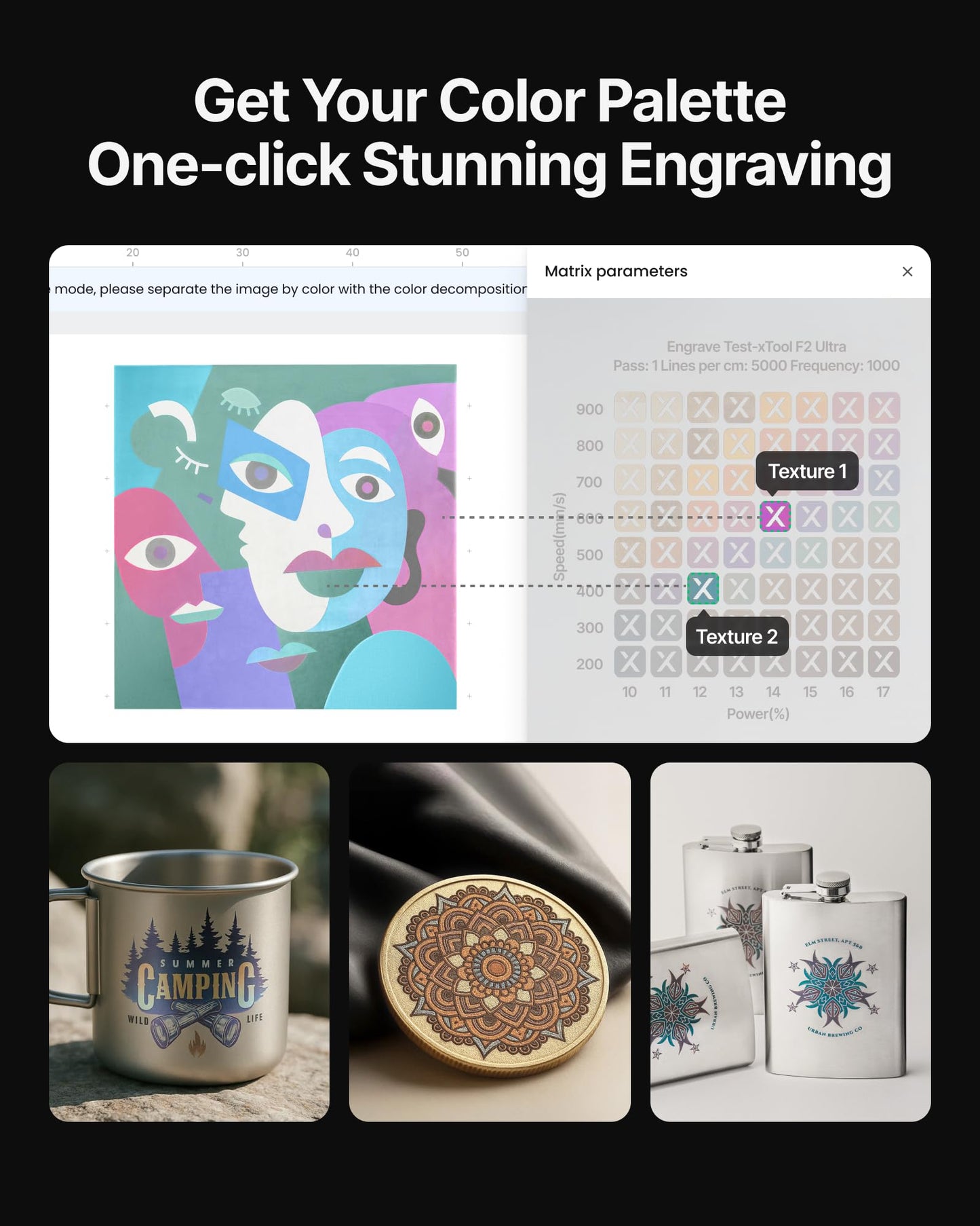 xTool F2 Ultra 60W MOPA & 40W Diode Dual Laser Engraver, 100+ Color Metal Engraving, Dual 48MP Cameras, Auto Streamline, 15,000mm/s Ultra-Fast, AI Powered 3D Fiber Laser Cutter and Engraver Machine