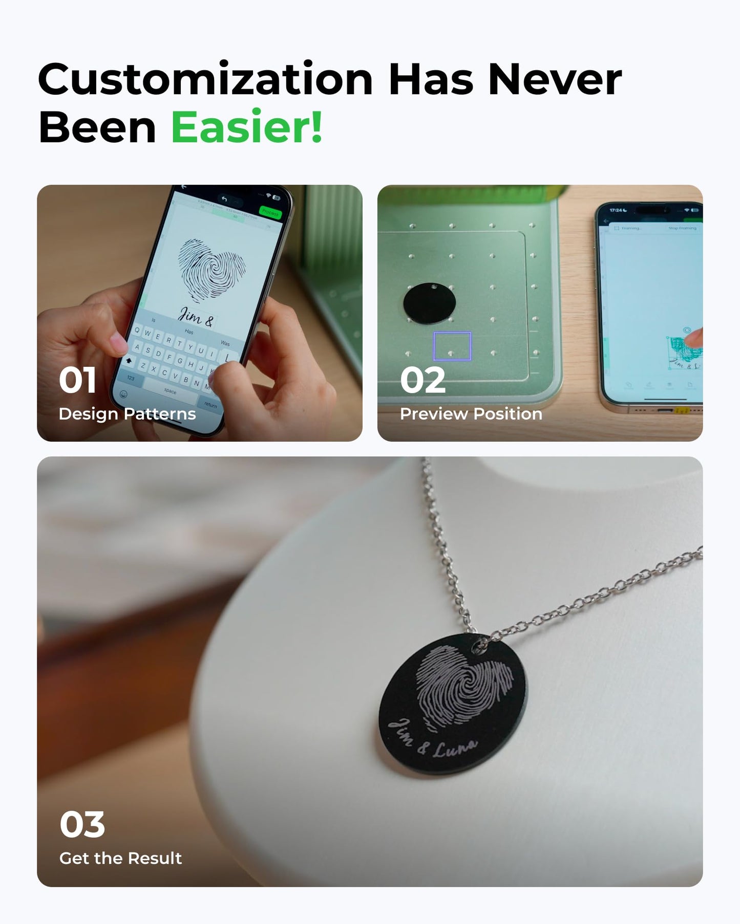 xTool F1 Lite Laser Engraver, 4000mm/s Lightning Speed Portable Laser Engraving Machine, Ultra HD Engraver for Wood, Leather, Acrylic, Glass, and More