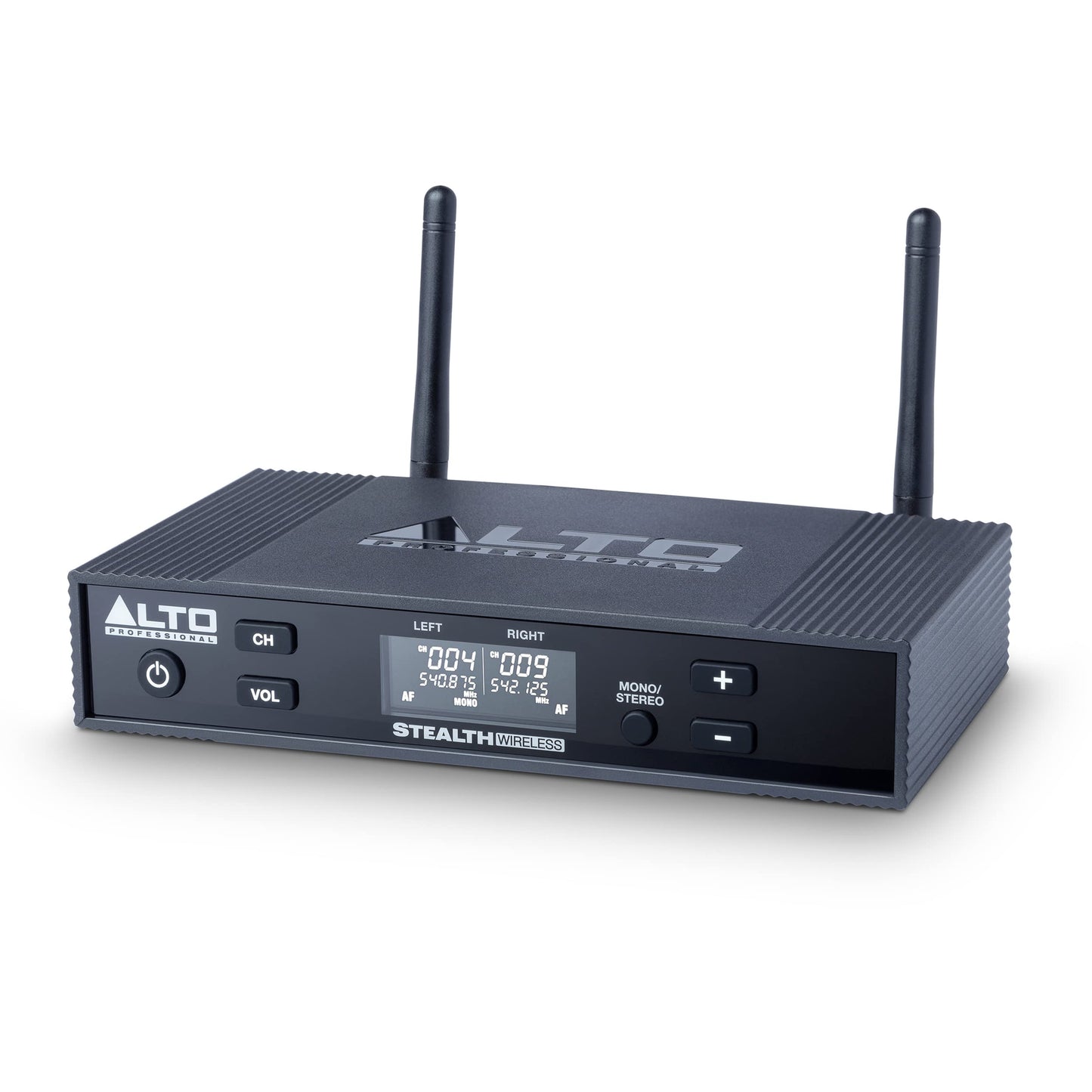 ALTO Stealth Wireless MKII UHF Stereo Wireless Audio System for Active Speakers with Transmitter and 2 Receivers, 2 XLR Ins, Expandable