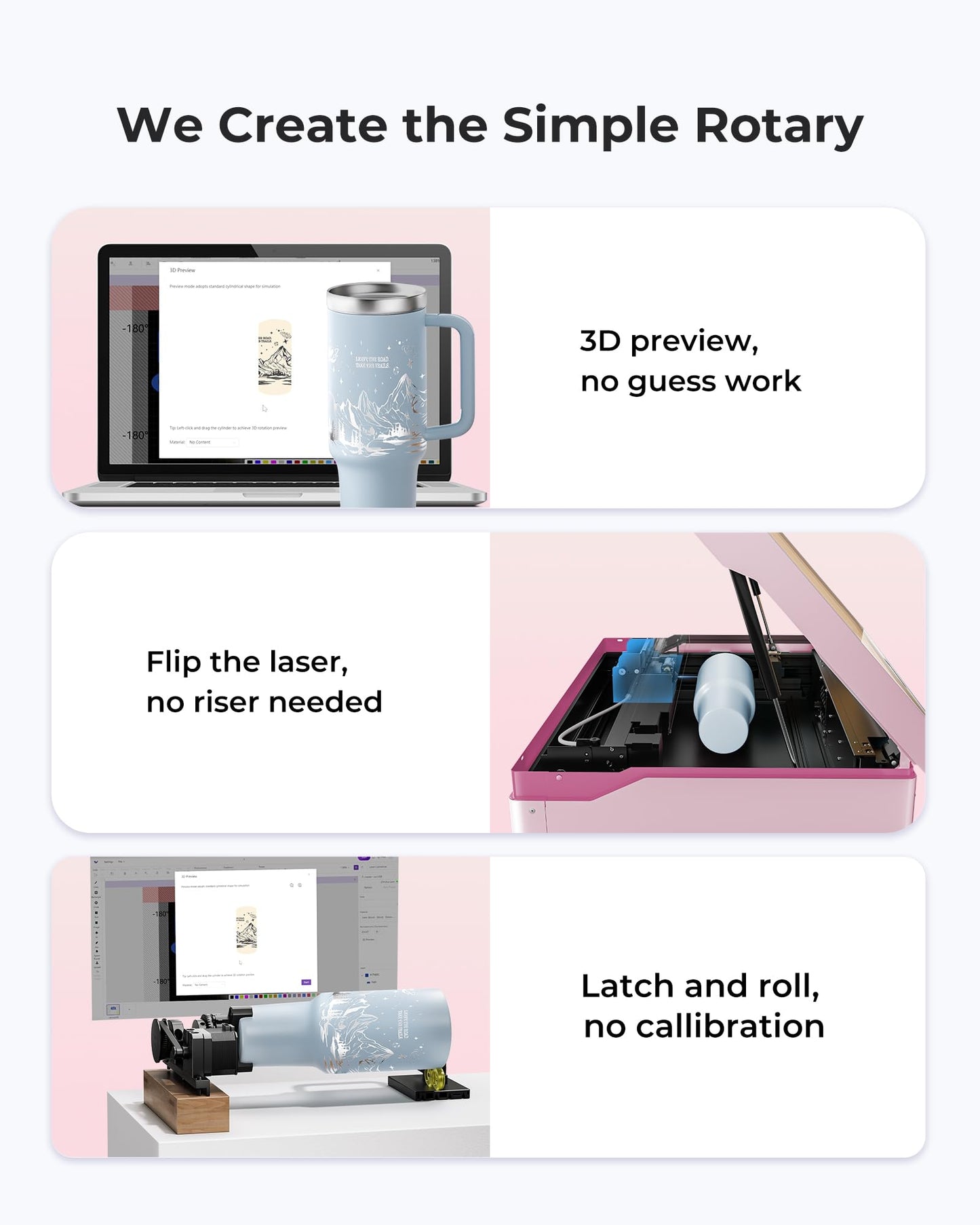 WECREAT Vista 10W Laser Engraving Machine with 9-in 1 Rotary, Smart HD Camera, Compact Diode Desktop Laser Engraver for Beginners DIY Hobbyist Wood Leather Glass Metal Jewelry Gifts Making