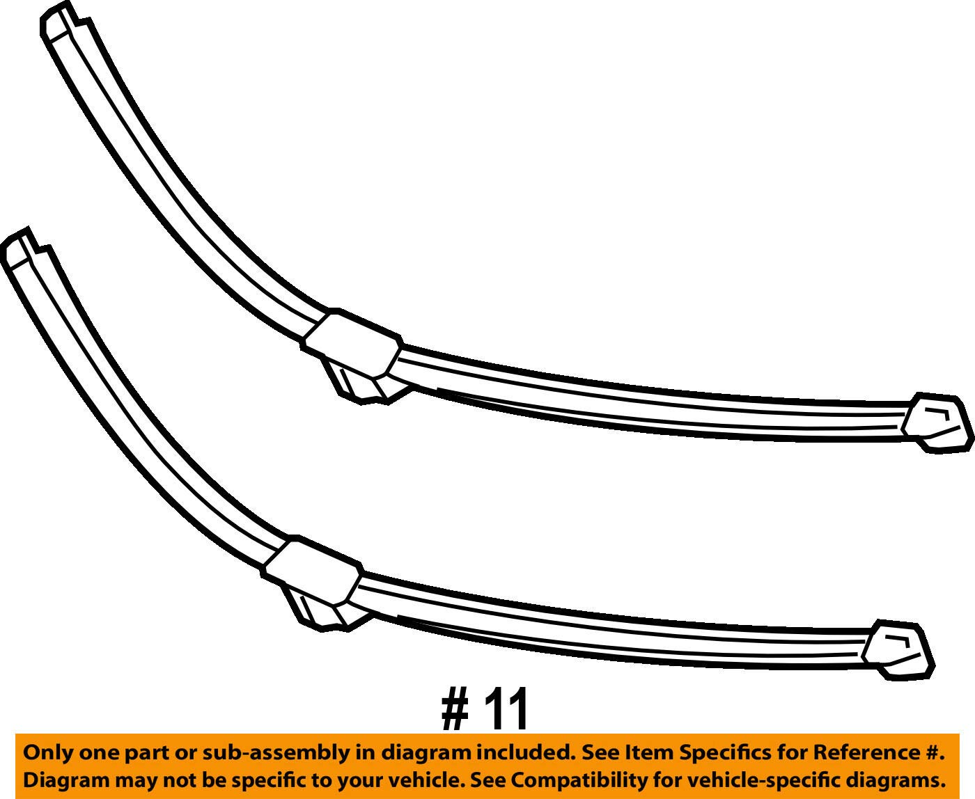 Mercedes-Benz 231 820 10 45, Windshield Wiper Blade