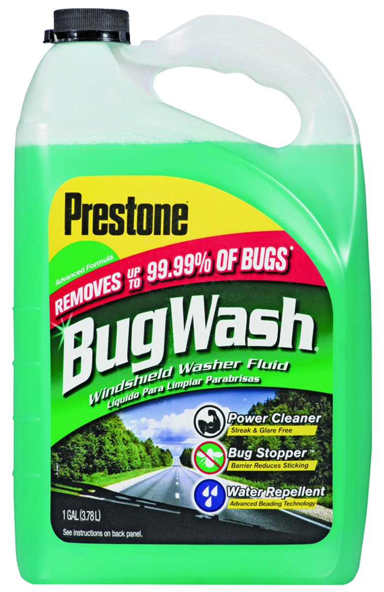 Prestone AS-657 Windshield Washer, 1 gal, Bottle, Clear Green, Liquid