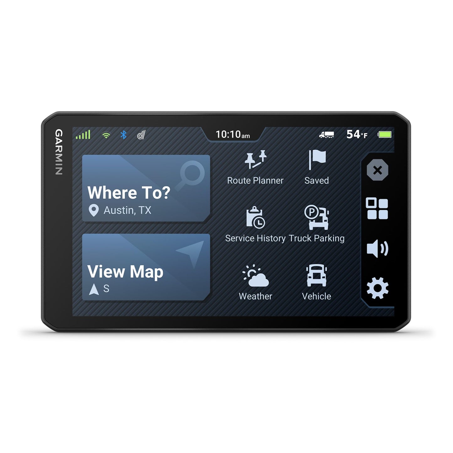 Garmin dezl OTR720, Large 7' GPS Navigator, Custom Truck Routing, Satellite Imagery, Wind Speed, Community-Shared Loading Docks & Parking Availability