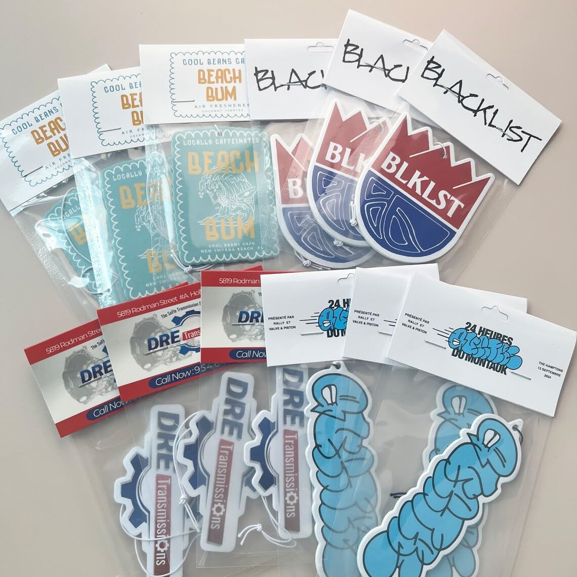 Custom Car Air Fresheners Picture Personalized Scents Air Freshener Car Deco Accessories Promotional Items with Business Logo/Text/Photo (Package: Header Card, 50pcs)