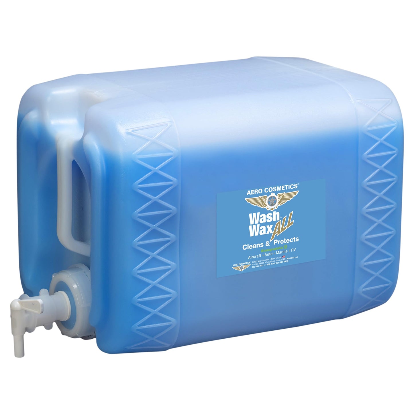 Wet or Waterless Car Wash Wax 5 Gallons Aircraft Quality for your Car, RV, Boat, Motorcycle Anywhere, Anytime, Home, Office, School, Garage, Parking Lots.