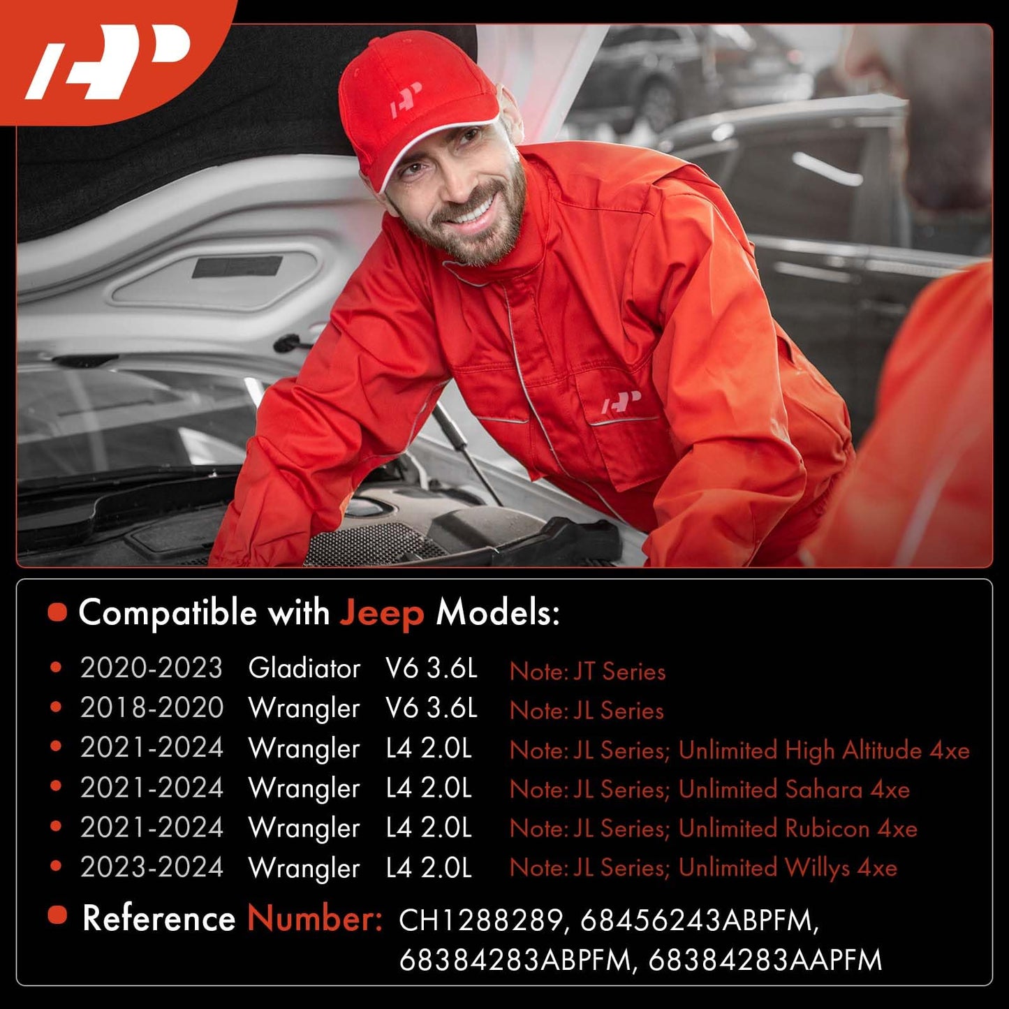 A-Premium Windshield Washer Reservoir Tank Assembly Compatible with Jeep JL Series Wrangler 2018-2024, JT Series Gladiator 2020-2023 - with Washer Pump & Cap & Fluid Level Sensor