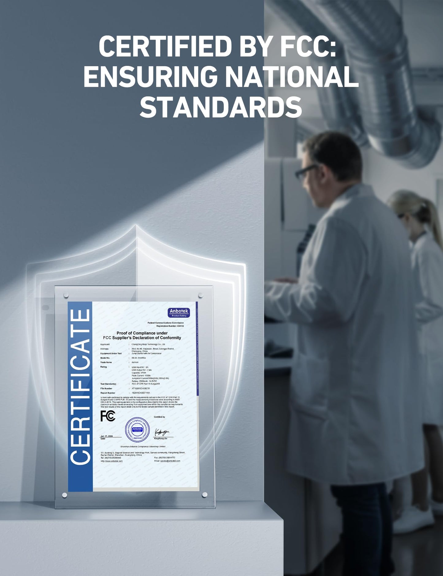 AstroAI S8 Air Jump Starter with Air Compressor, 1500A Peak Car Battery Jump Starter Portable (6.0 Gas/3.0L Diesel) with 150PSI Cordless Auto-Shutoff Tire Inflator, 12V Battery Charger Booster(Orange)