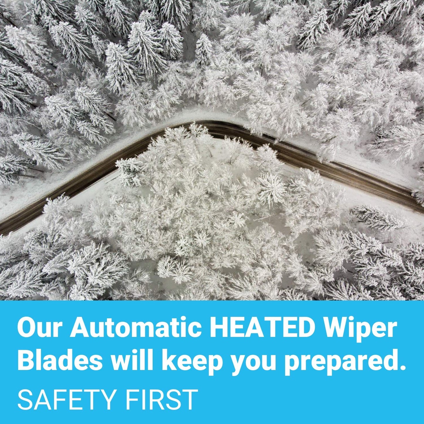 Crystal Clear - Automatic Heated Wiper Blade System: 22” Blade + 22” Blade GMC/Silverado