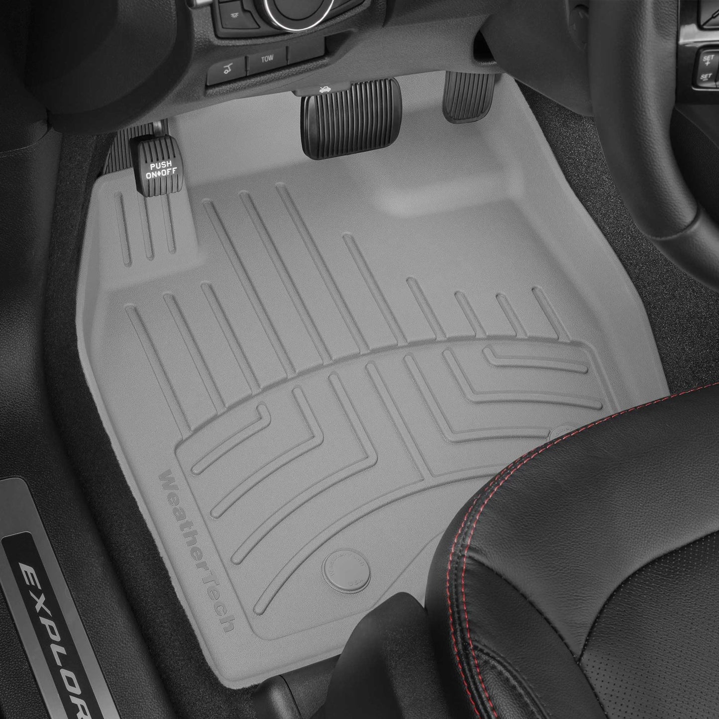 WeatherTech FloorLiner HP Custom Fit Floor Mats for GX, 4Runner - 1st & 2nd Row (444931IM-442862IM), Black