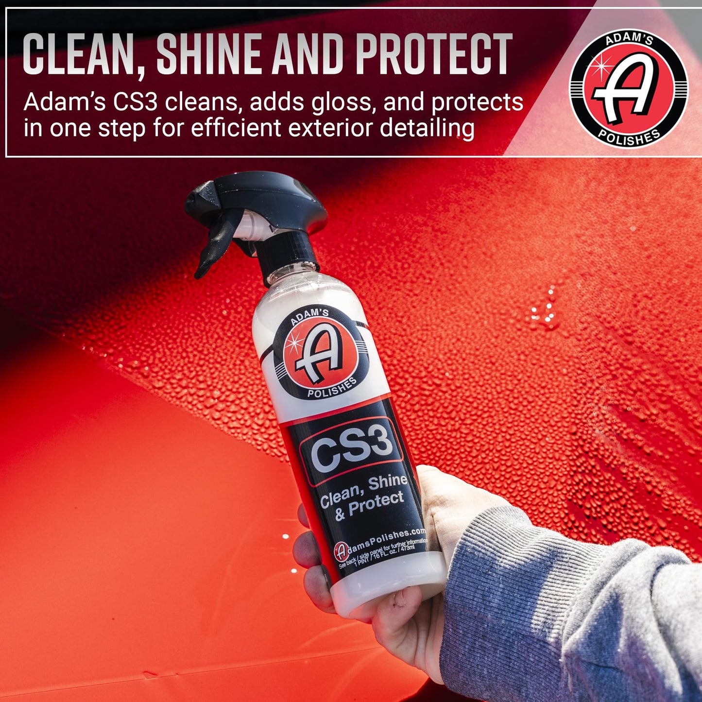 Adam's Essential Car Wash Kit (24-Item) - Auto Detailing Car Care Cleaning Kit with Foam Gun & Bucket Car & Truck Lovers, Dads, Moms and DIYers