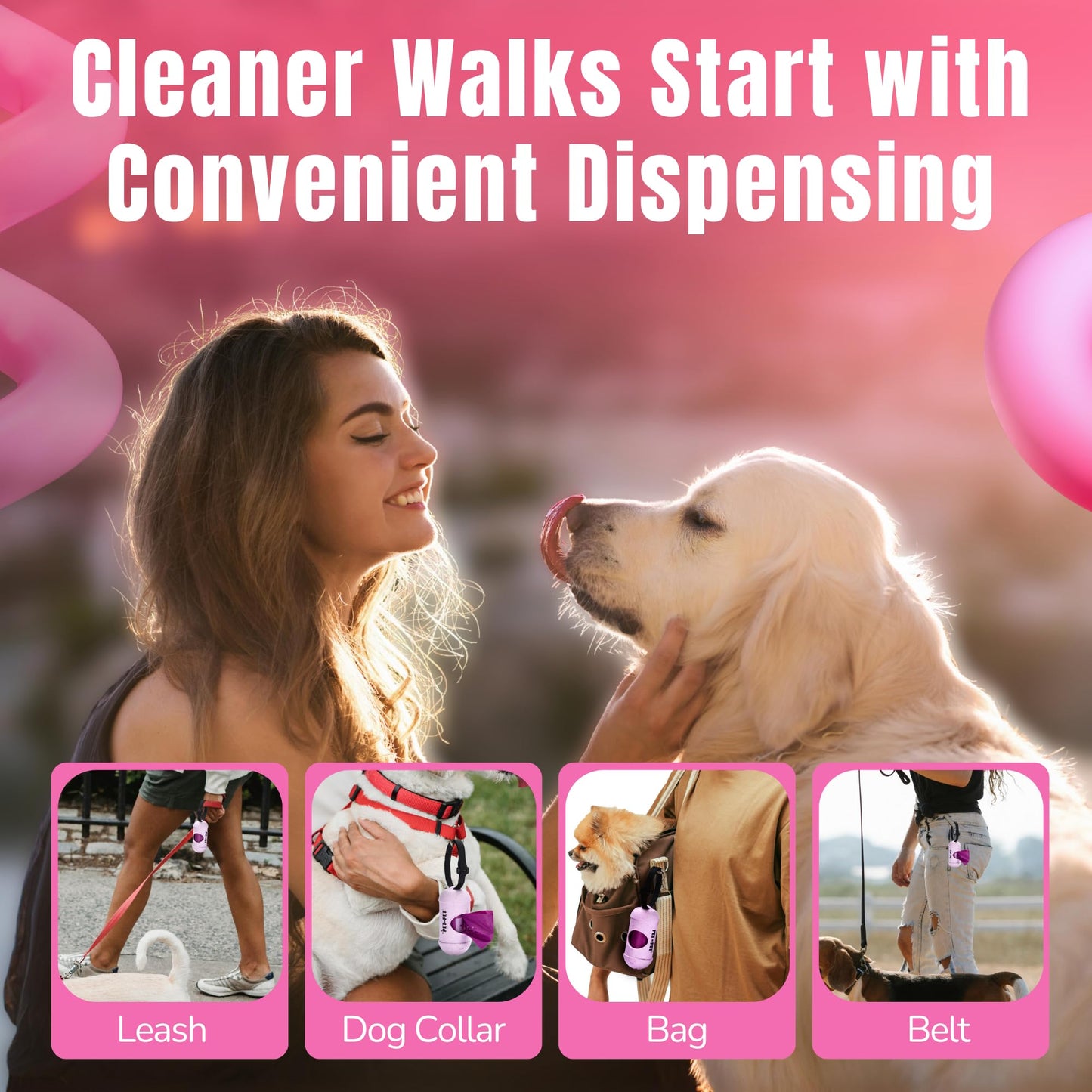 Pet N Pet Poop Bags for Dogs, 960 Counts Lavender Scented Dog Poop Bags Rolls, USDA Certified 38% Plant Based & 62% PE Dogs Waste Bag, Doggie Poo Bag