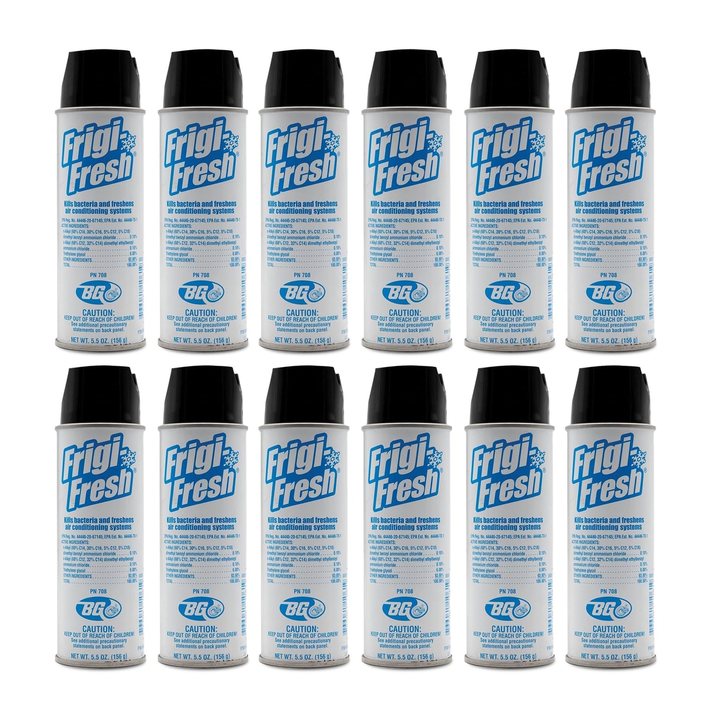 12 cans of BG Frigi-Fresh (Pack of 12)