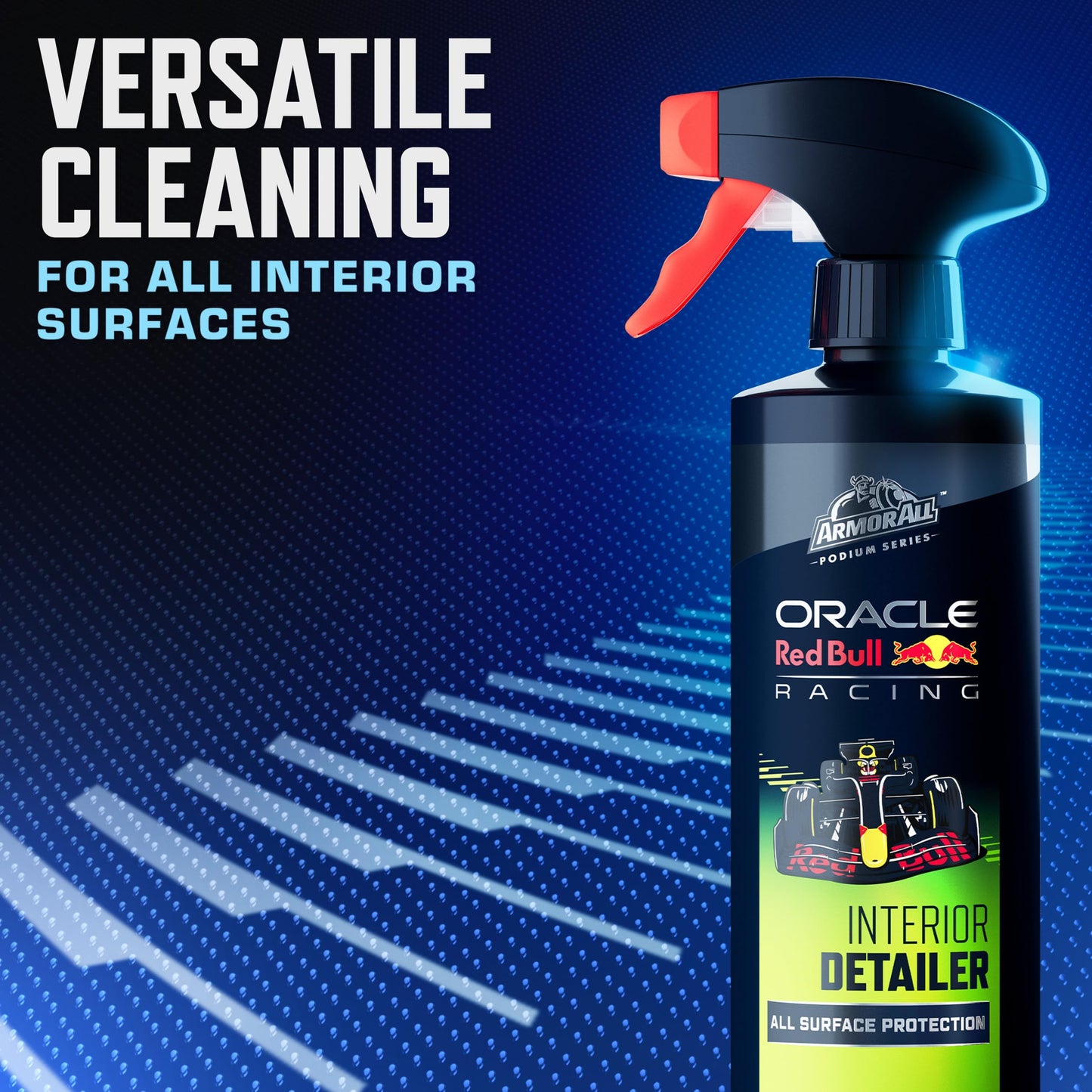 Armor All Podium Series Interior Detailer Spray, 16 fl oz, Car Detailing Spray Developed in Collaboration With Oracle Red Bull Racing