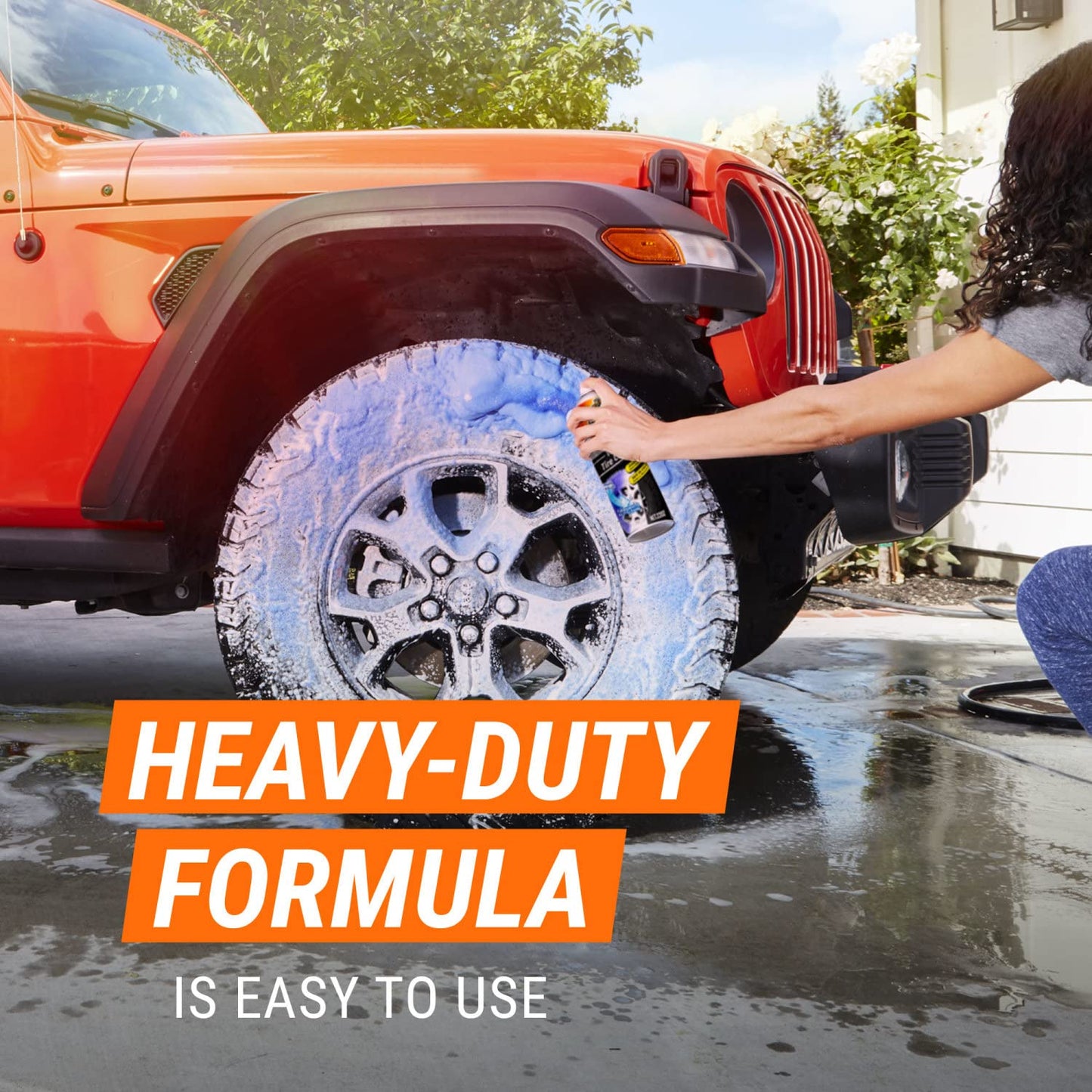 Armor All Heavy Duty Wheel and Tire Cleaner, Car Wheel Cleaner Spray, 22 Oz, Multicolor, 1.37 Pound (Pack of 1)