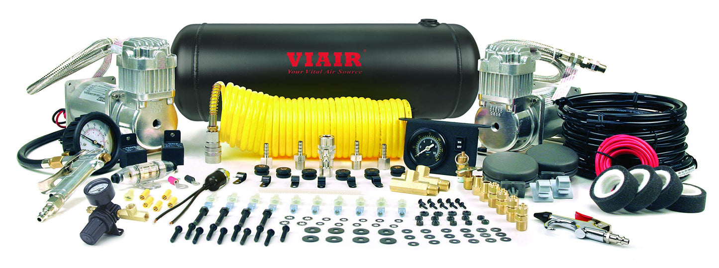 VIAIR X'treme Duty Onboard Air System, Dual Compressor, P/N 10009