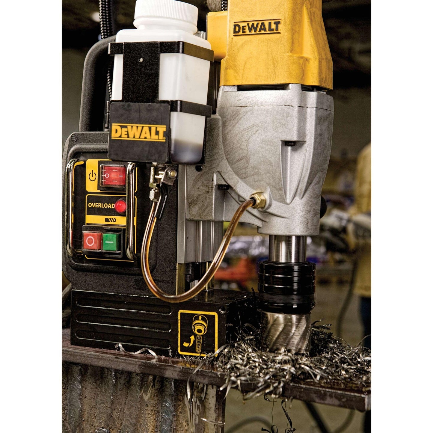 DEWALT Drill Press, Magnetic, 2-inch, 10-Amp with 2-Speed Setting (DWE1622K)