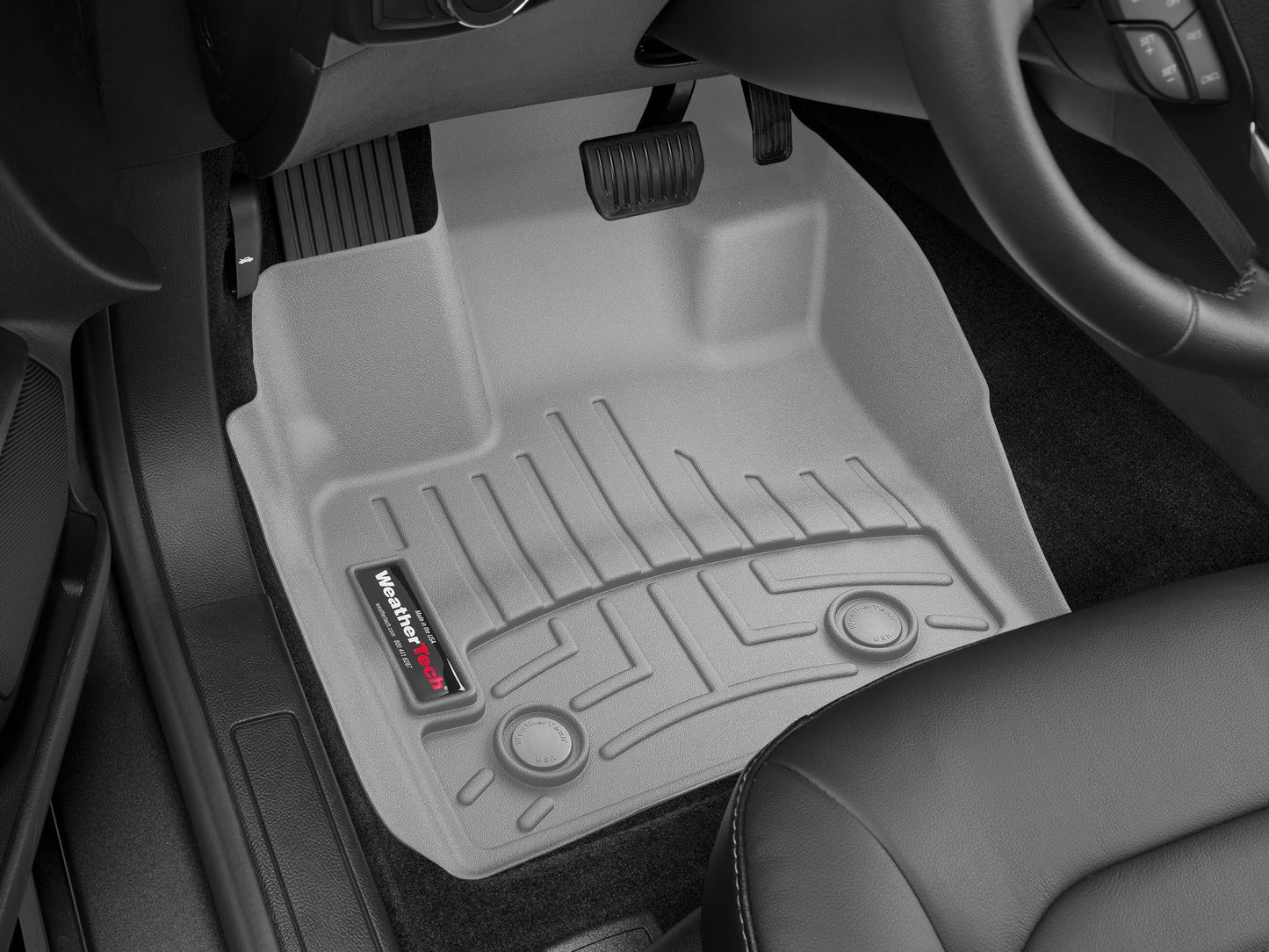 WeatherTech Custom Fit FloorLiners for Toyota Camry - 1st & 2nd Row (441230-1-4), Black