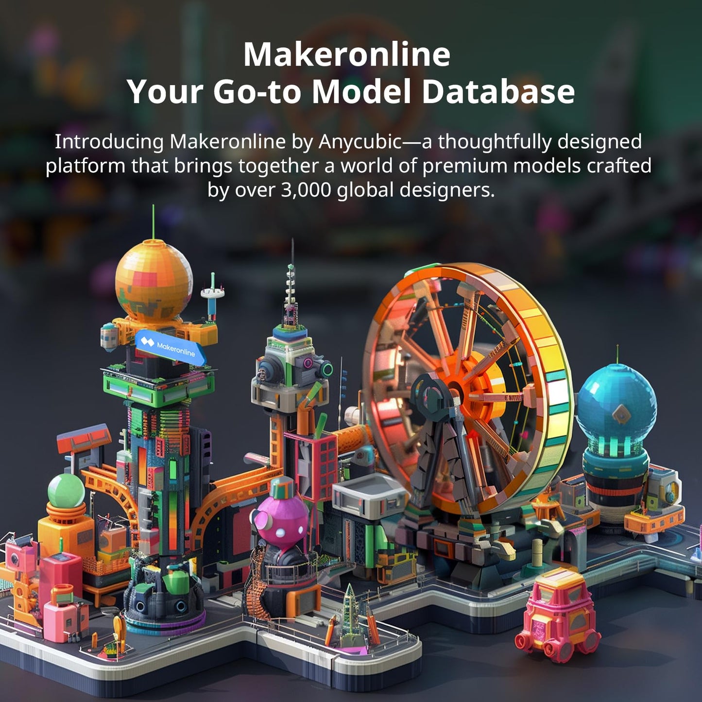 Anycubic Kobra 3 V2 Combo 3D Printer, Smart Multicolor Printing Up to 600mm/s Print Speed, Active Filament Drying Enhanced Auto-Leveling for Higher Success Rates, 10.0'' x 10.0'' x 10.2''