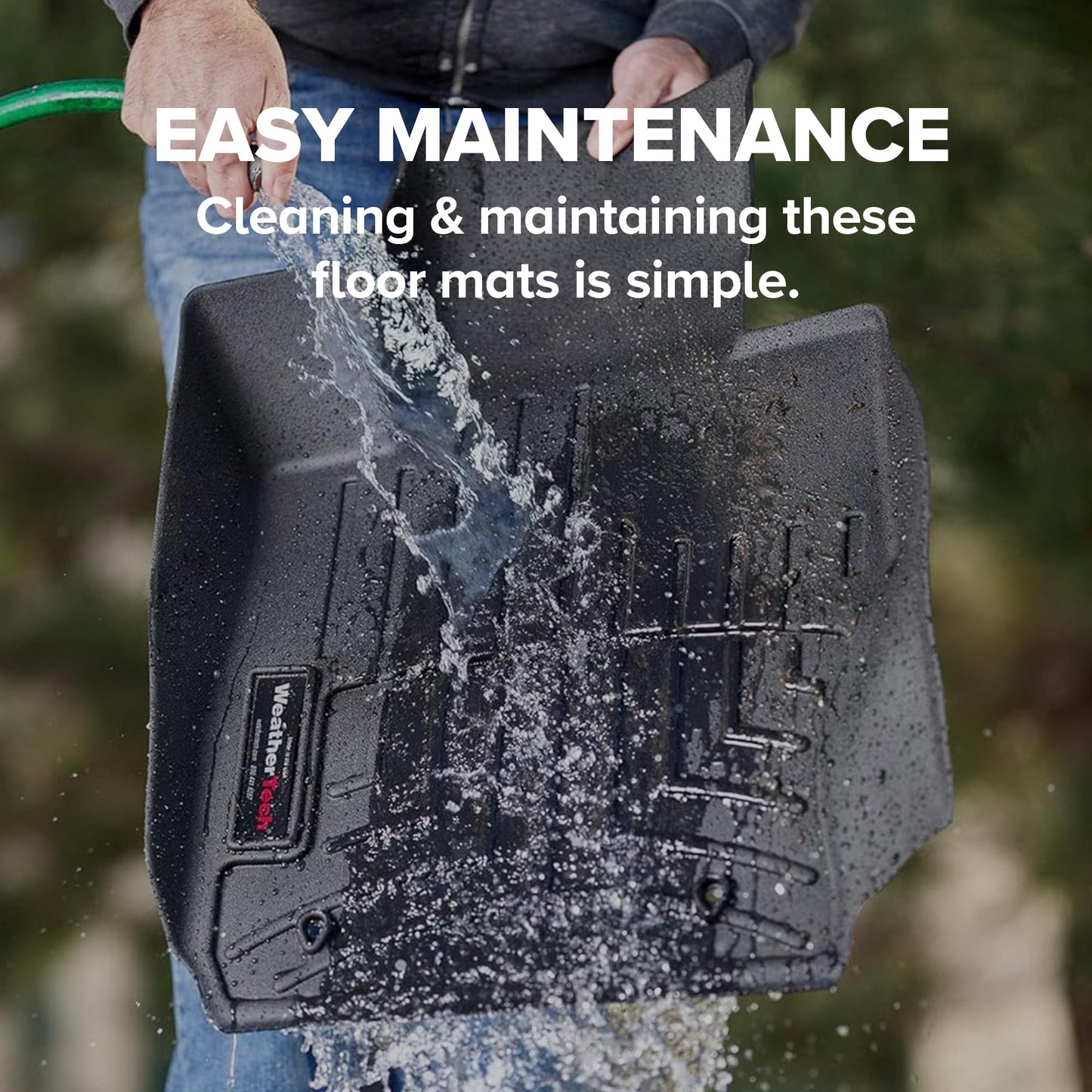 WeatherTech Custom Fit FloorLiners for Toyota Camry - 1st & 2nd Row (441230-1-4), Black