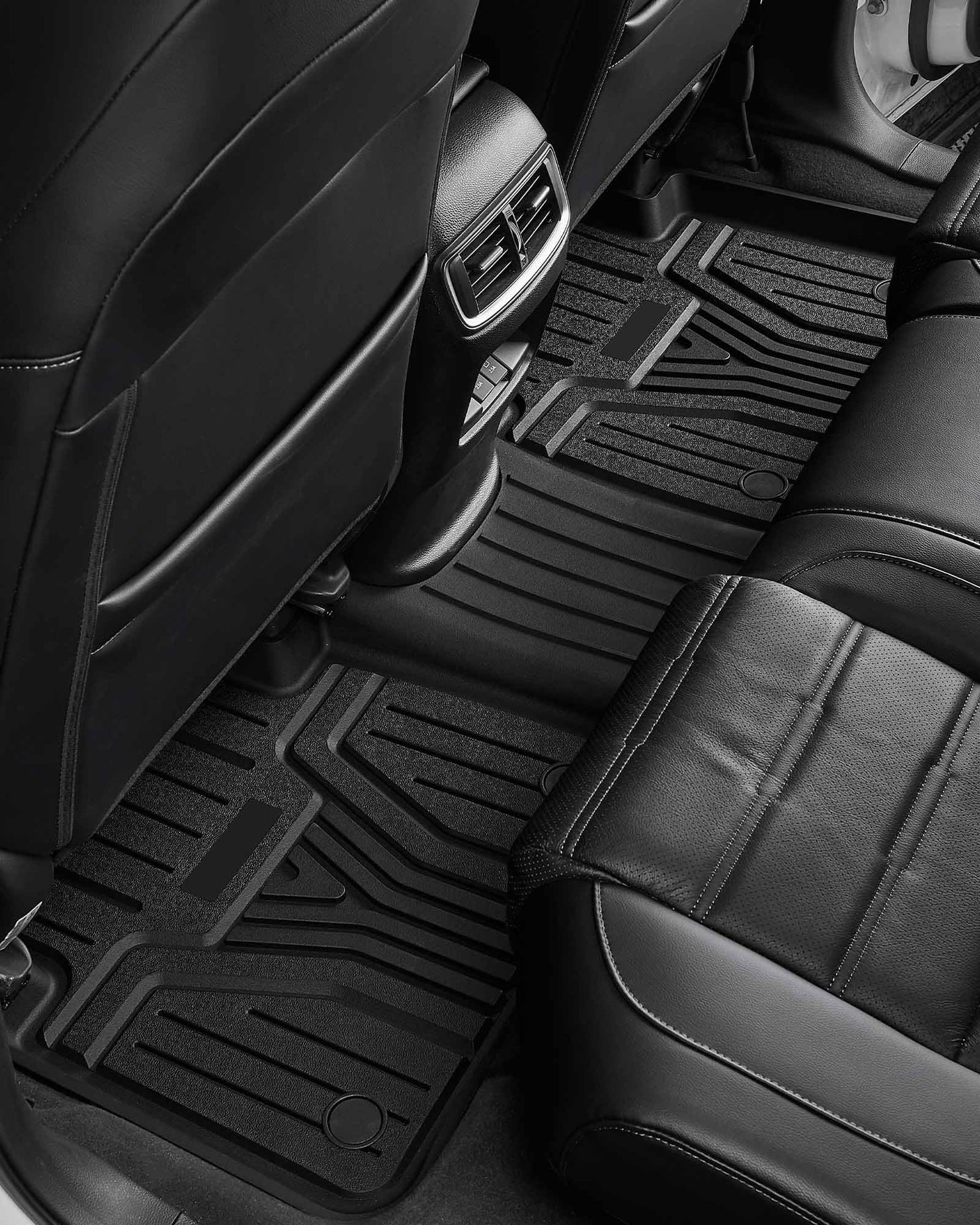 3W Floor Mats & Cargo Liner Fit for Honda CR-V 2023 2024 2025 2026 (Include Hybrid), All Weather TPE Custom Fit Honda CRV Floor Liner 1st, 2nd Row and Trunk (Upper Positon) Full Set Car Mats Black