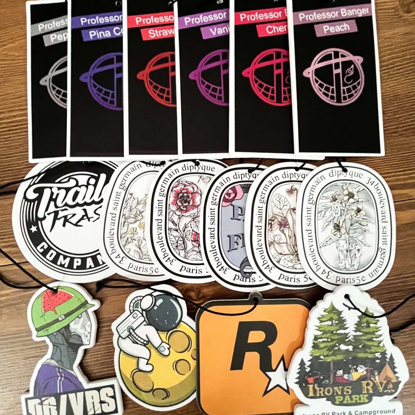 100PCS Custom Bulk Car Air Fresheners Picture Air Fresheners Personalized Scents Air Freshener Car Deco Accessories Promotional Items with Business Logo/Text/Photo