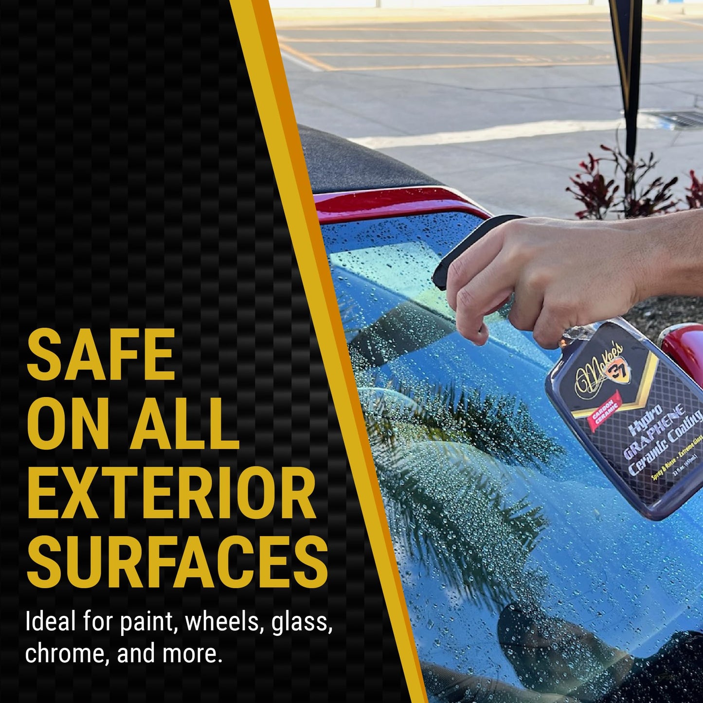 McKee's 37 - Hydro Graphene Ceramic Coating | Easy Spray On Ceramic Coating for Cars | Extreme Shine, Hydrophobic Protection & UV Resistance (128 oz)