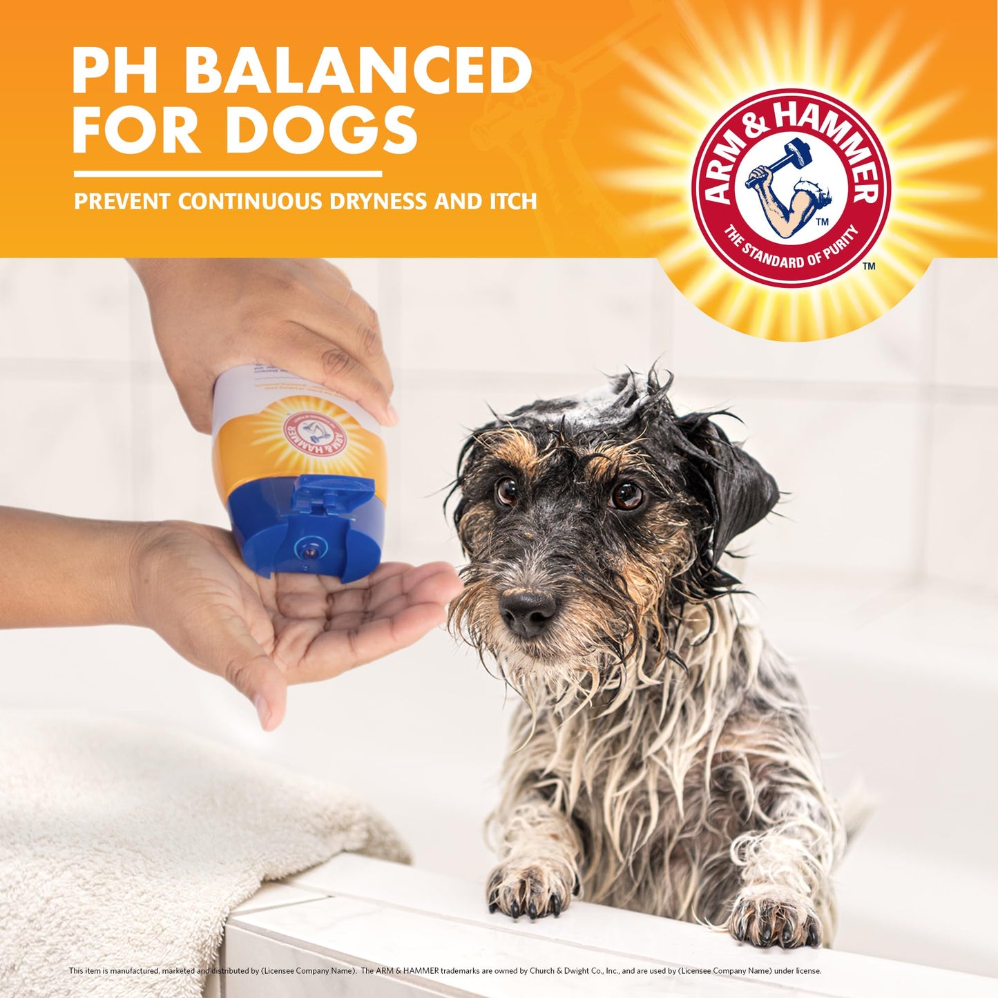 Arm & Hammer for Pets Shed Control Shampoo, 20oz Juicy Guava Scent | Professional Quality Dog Shed-Less Shampoo, De-Shedding Dog Shampoo, Free of Sodium Lauryl Sulfate & Parabens