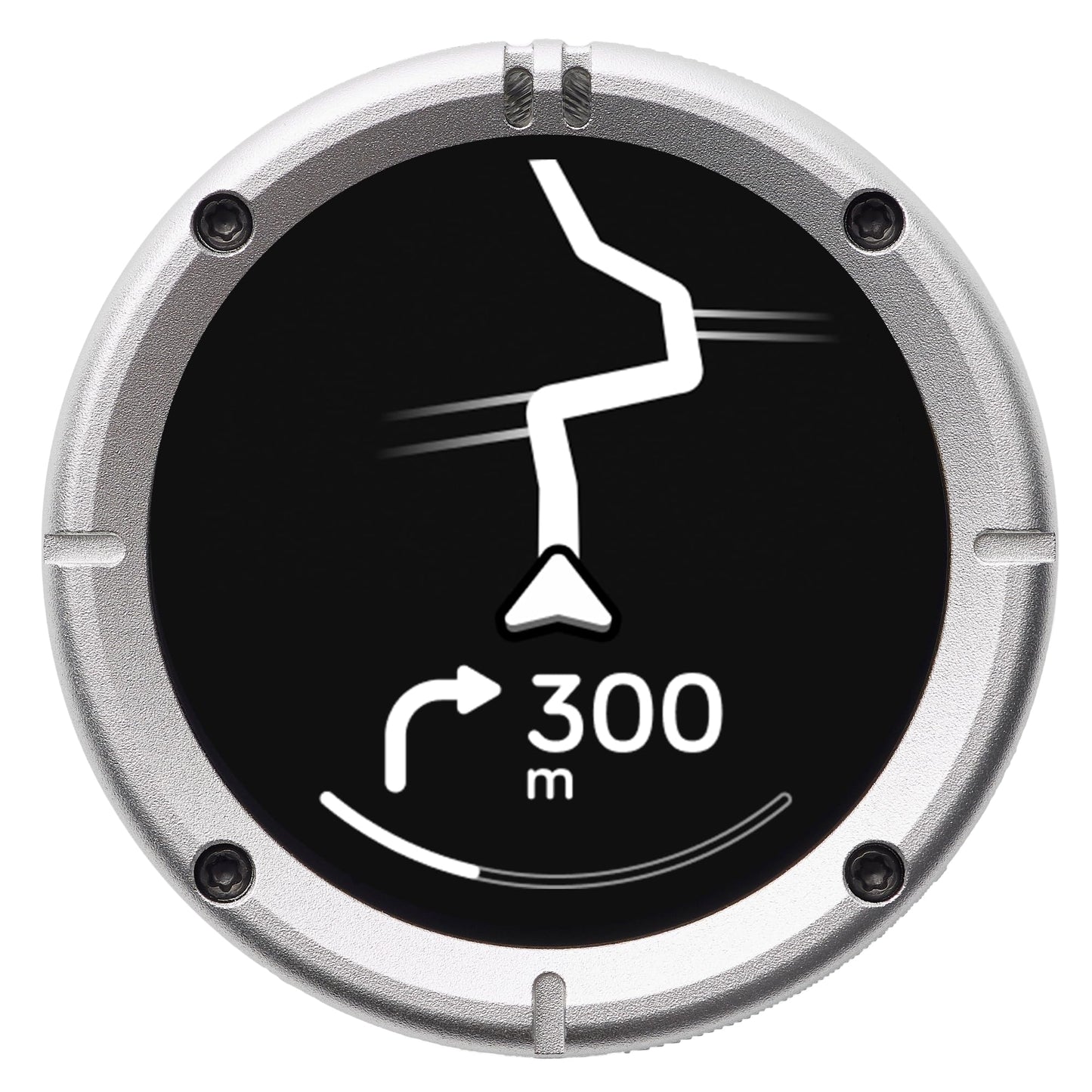 Beeline Moto II - Next Gen Motorcycle GPS Tracker | Compact Design, Waterproof Build, Simple Display & 14-Hour Battery |Glove Friendly Motorcycle Sat Nav Perfect for Adventure & Daily Commutes (Metal)