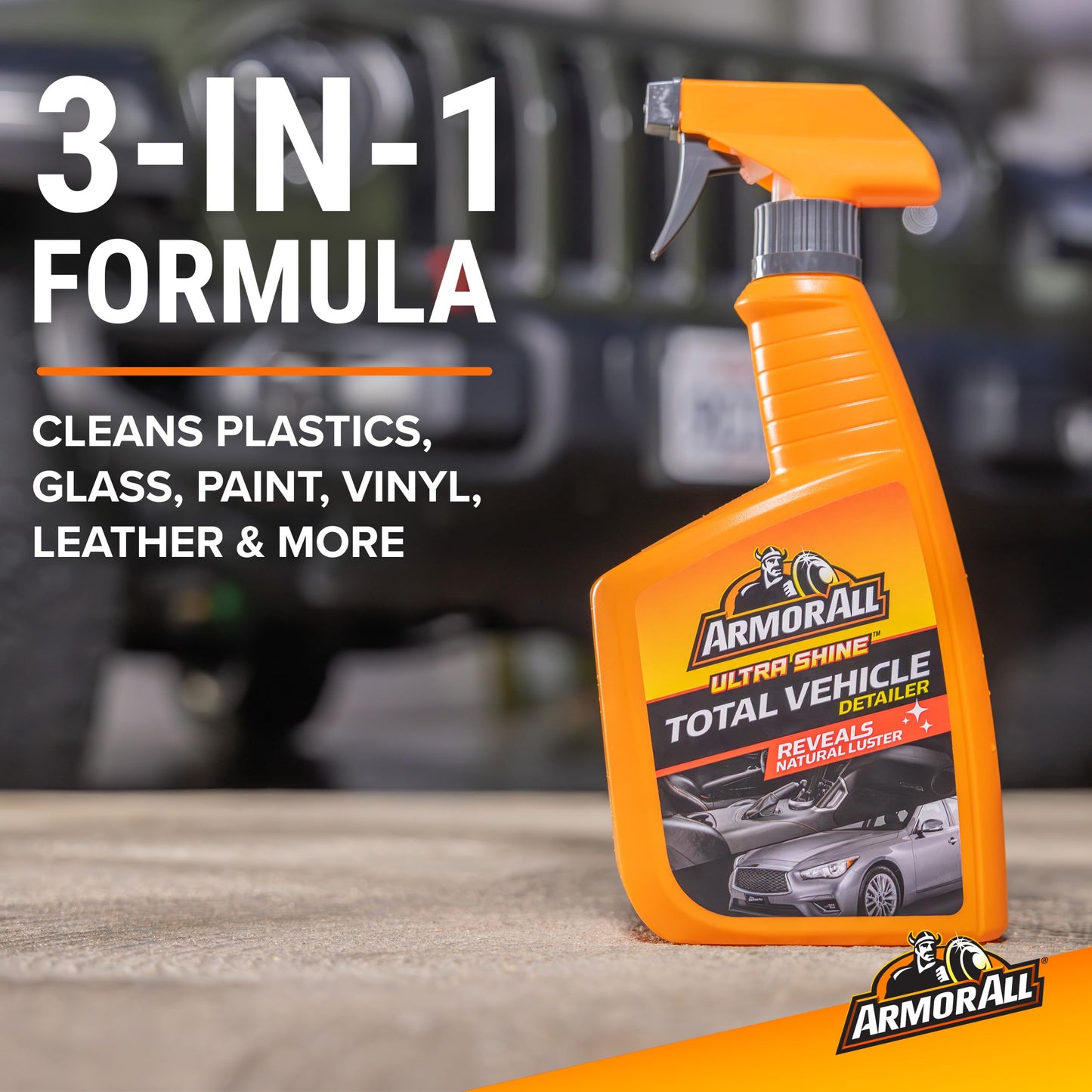 Armor All Ultra Shine Total Vehicle Detailer by Armor All, Car Detailer Spray for Interior and Exterior Use, 22 Fl Oz