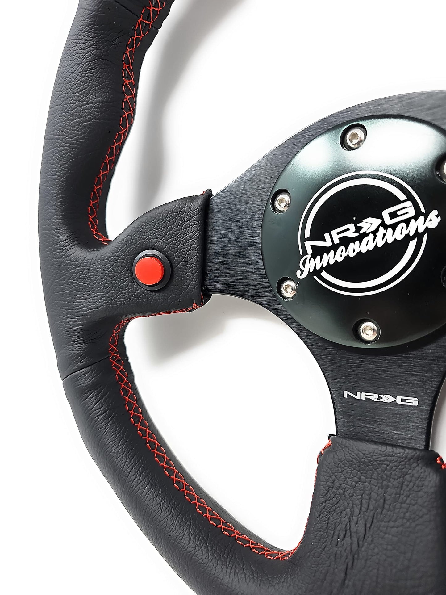 New NRG Innovations Reinforced Series Steering Wheel RST-007R + U.S. Performance Lab Air Freshener