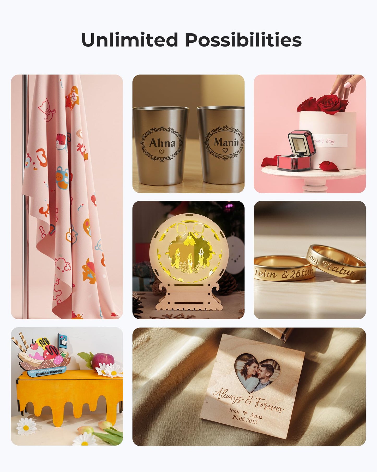 WECREAT Vista 10W Laser Engraving Machine with 9-in 1 Rotary, Smart HD Camera, Compact Diode Desktop Laser Engraver for Beginners DIY Hobbyist Wood Leather Glass Metal Jewelry Gifts Making