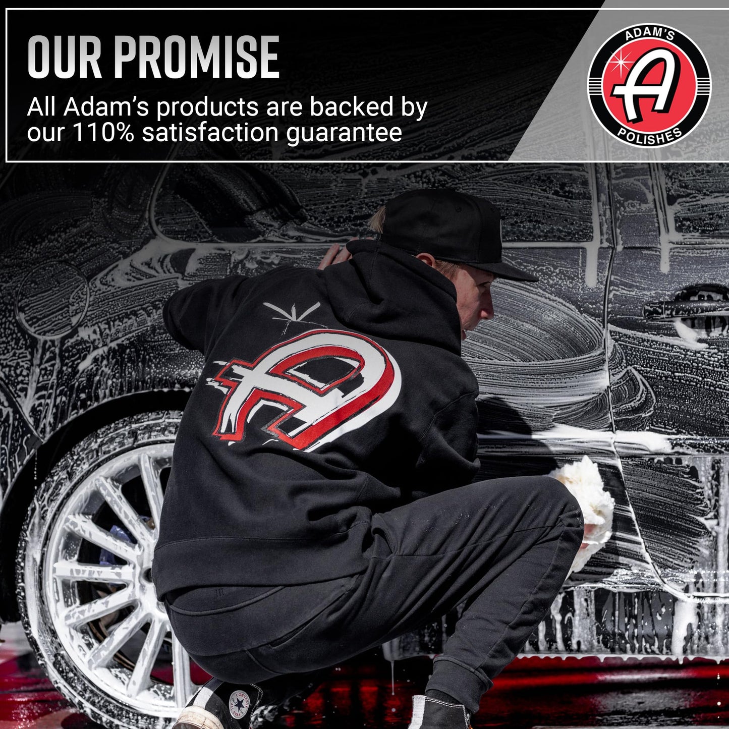 Adam's Polishes Car Wash Shampoo (Gallon) - pH Best Car Wash Soap For Snow Foam Cannon or Gun For Pressure Washer & 5 Gallon Bucket, Powerful Safe Spot Free Cleaning Liquid Auto Detergent