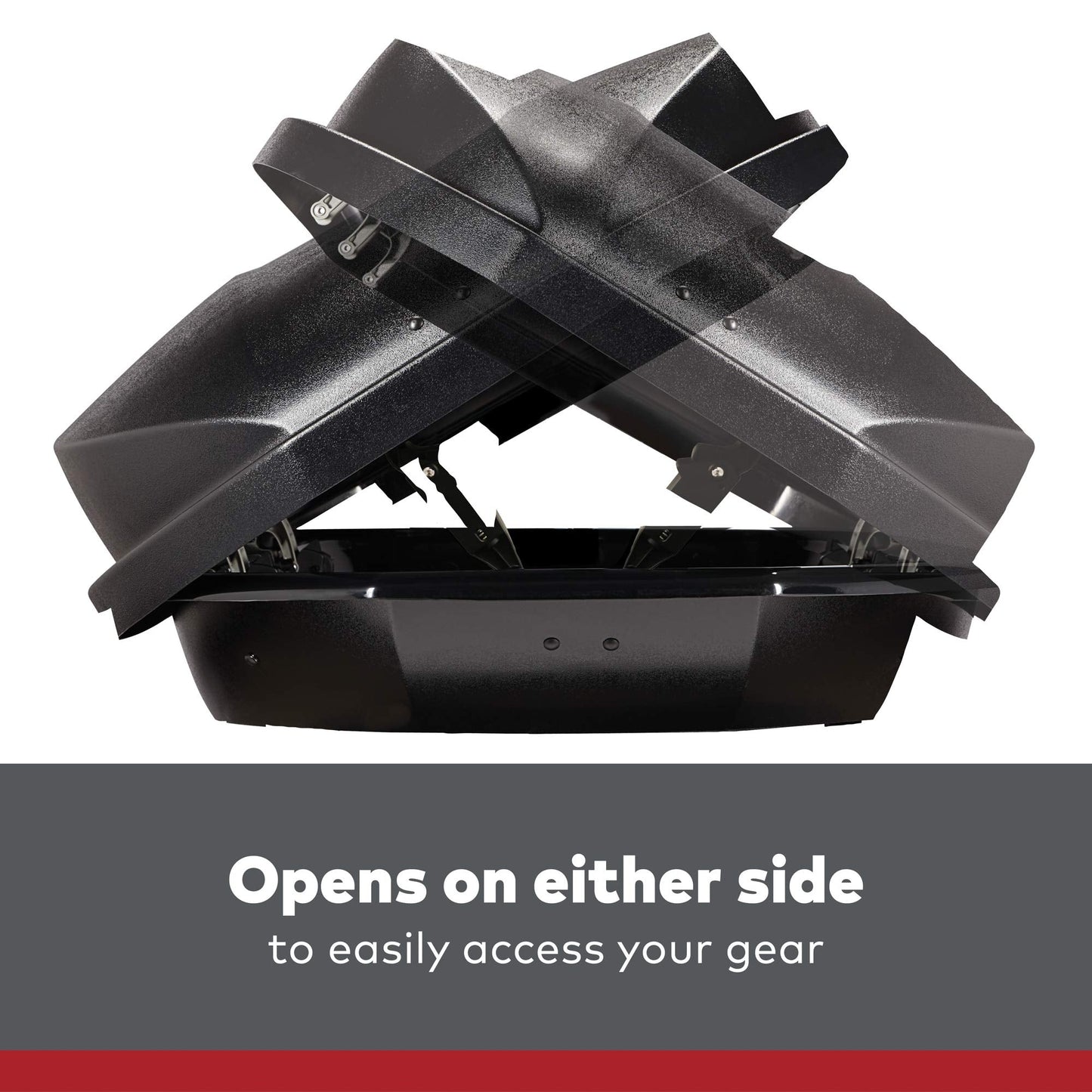 Yakima RocketBox Pro 14 Compact Roof Cargo Box Carrier, 14 Cu Ft Premium Aerodynamic Storage with Dual Side Opening, SKS Locks, Tool Free Installation