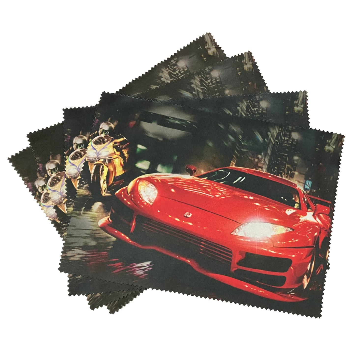 Smart Go - Microfiber Cleaning Cloth (100 Pieces) - Digital Custom Print Your Company Artwork or Business Logo - Promotional Item for Cleaning Eyeglasses, Screens, & Lenses - 6 x 6 in