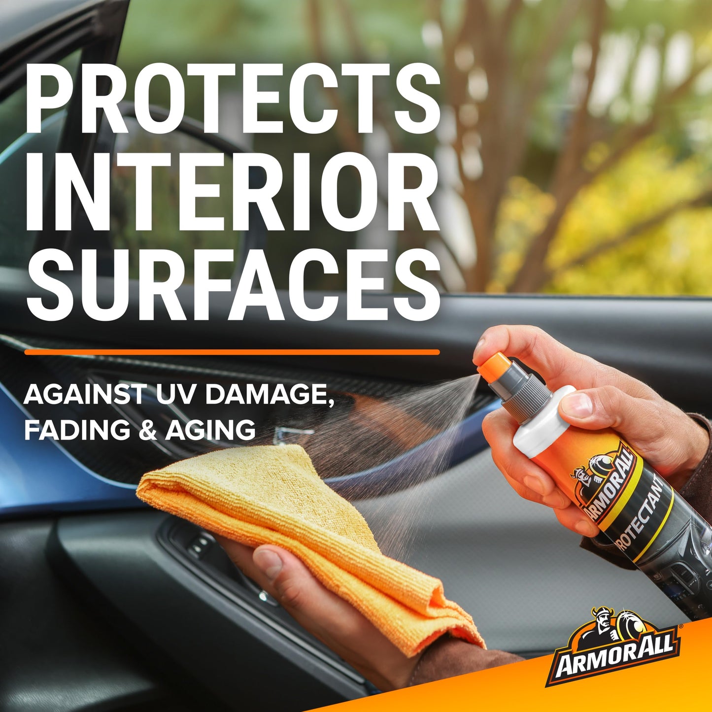 Armor All Car Wash and Car Cleaner Kit by Armor All, Includes Glass Wipes, Car Wash & Wax Concentrate, Protectant Spray and Tire Foam