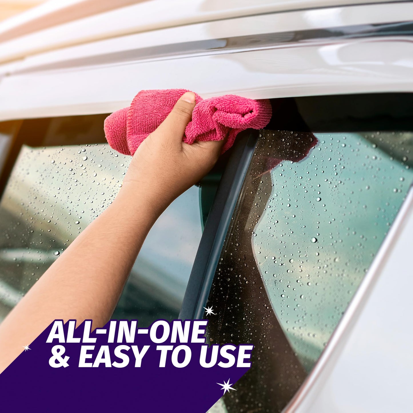 Windex Automotive Car Window and Glass Cleaner, Streak-Free Shine for Car Glass Exteriors, Tinted Windows, and Interior Electronics, 23 fl oz