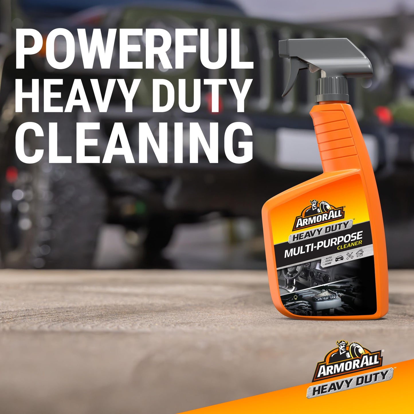 Armor All Heavy Duty Multi Purpose Cleaner, All Purpose Car Cleaner for All Auto Surfaces, 24 Fl Oz