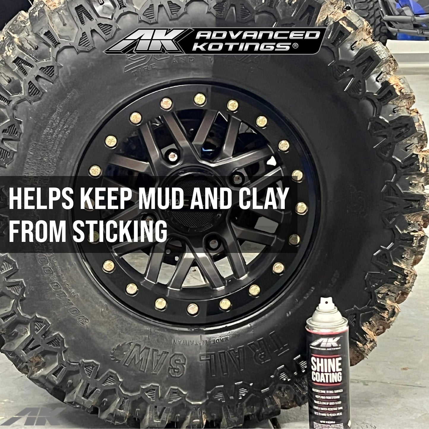 Advanced Kotings High Gloss Shine Coating Spray | Revives Dull Surfaces, UV Protectant, Vinyl, Rubber, Plastic, Easy Off-Road Clean-Up, ATV, UTV, Dirt Bikes & Surfaces | Net Weight 12oz - 12-Pack