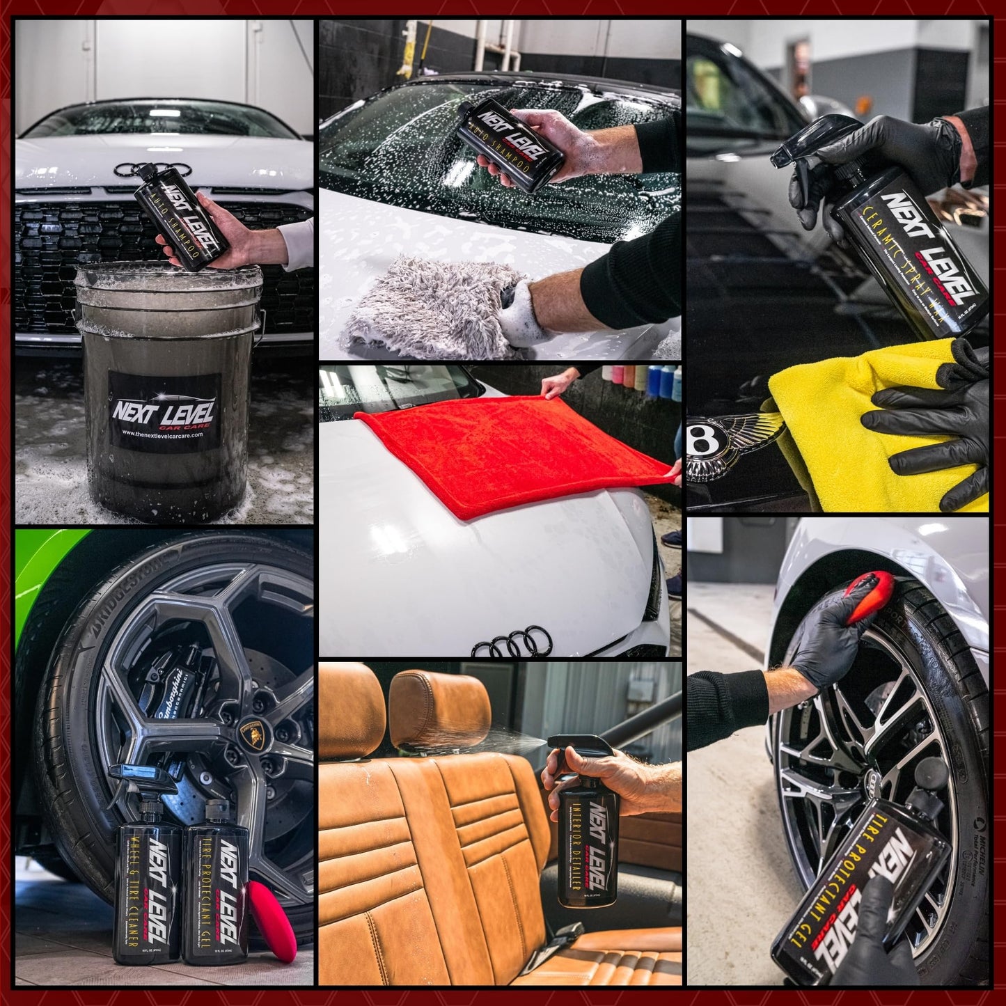 15 pcs Professional Car Detailing Kit - Includes 5-Gallon Bucket with 5 Premium Products & High-End Towels - Works with Foam Cannon - Ultimate Gift for Car Lovers