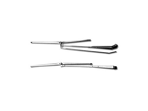 Marketplace Auto Parts Left and Right Windshield Wiper Arm Set with Blades - Compatible with 1968-1972 Chevy Chevelle with Hidden Wipers