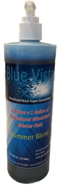 Blue Vista Super K Concentrate Windshield Washer Fluid Concentrate makes 195 Gallons