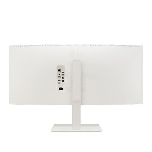LG 38WR85QC-W 38 inch Curved UltraWide WQHD Nano IPS VESADisplayHDR 600 144Hz 1ms USB Type-C 90W Computer Monitor NVIDIA G-SYNC AMD FreeSync Premium Pro HDMI DisplayPort Tilt/Height/Swivel Stand White