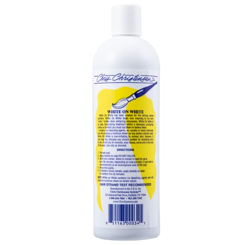 Chris Christensen White on White Whitening Treatment Dog Shampoo (16OZ)