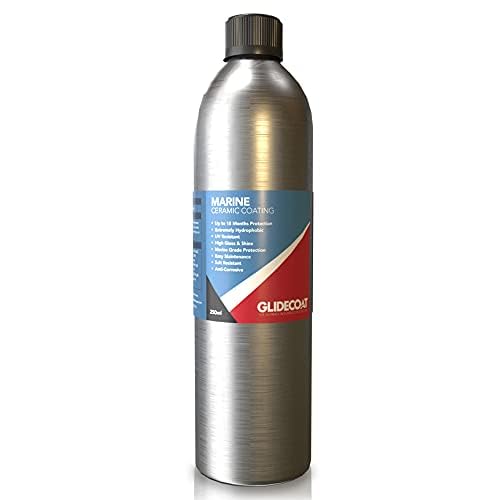 Glidecoat Marine Ceramic Coating (250ml)-Nano Ceramic Coating for Boats, Cars-Better Than Car Wax Polish and More Durable than Regular Ceramic Coating for Cars - Extremely Durable Coating (250mL)