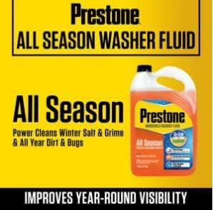 Prestone AS658P All Season 3-in-1 Year Round Windshield Washer Fluid