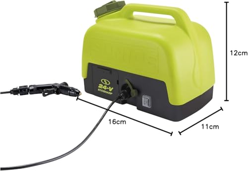 Sun Joe Cordless Portable Spray & Pressure Washer w/ Battery & Charger, 24V WA24C-LTE
