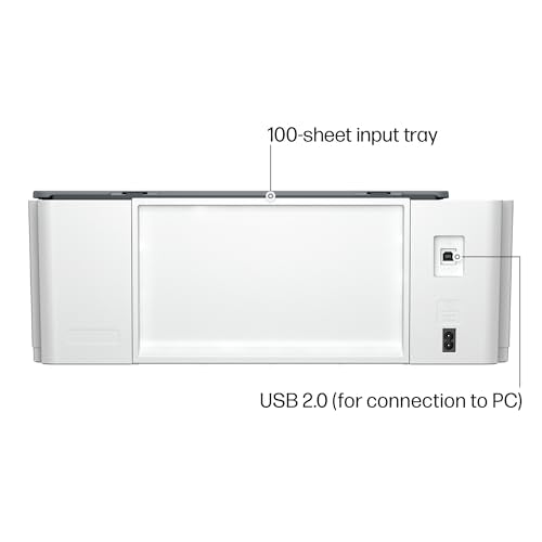 HP Smart Tank 5101 Wireless All-in-One Ink Tank Printer, Scanner, Copier with 2 years of ink and 100 sheets of photo paper included, Best-for-home, Refillable, AI-enabled (1F3Y0A)