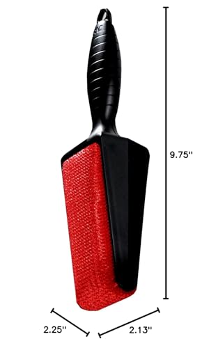 Scotch-Brite Lint Brush, Lint Remover for Pet Hair, Cat Fur, Dog Fur and Fluff, Great for bedding, Sofas, & Clothing, Resuable, Double-sided Head, No adhesive, 1 Pack