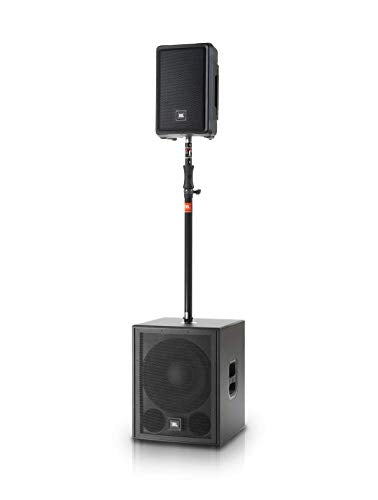 JBL Professional IRX108BT Powered PA Speaker, Portable Loudspeaker with Bluetooth, 8 Inch Woofer, 1300 Watt, Mobile DJ, Musicians, Small Venues, Ceremonies and Sports Events, Black